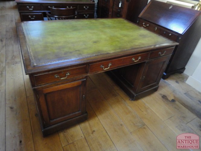 Antiek mahonie partnersbureau 3