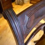 Antieke mahonie bureaustoel circa 1820 1