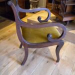 Antieke mahonie bureaustoel circa 1820 2