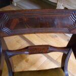 Antieke mahonie bureaustoel van circa 1860 2