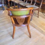 Antieke mahonie bureaustoel 2