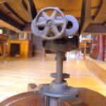 Antieke mahonie bureaustoel 2