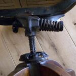 Antieke mahonie bureaustoel 2