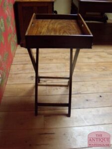 antieke mahonie butler tray