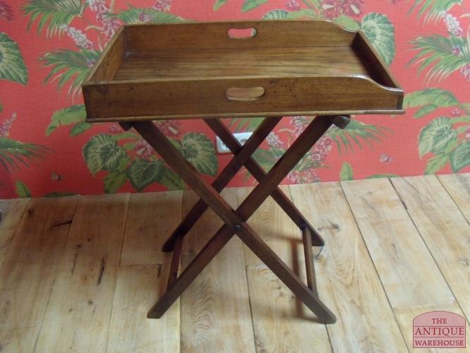 antieke mahonie butler tray 3