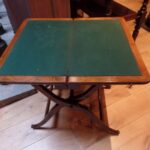 antieke mahonie “coaching table” 1