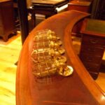 antieke mahonie conferentie tafel 1