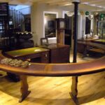 antieke mahonie conferentie tafel 3