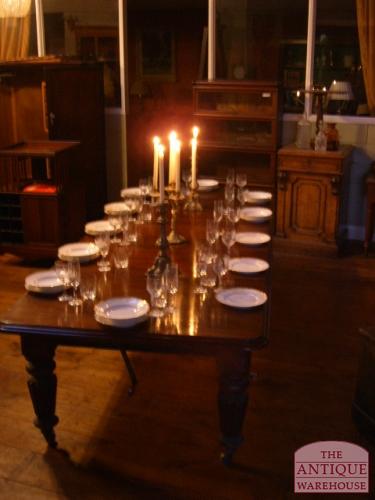 Antieke mahonie eettafel 12 personen 2