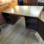 Antiek mahonie Engels partnersbureau 3