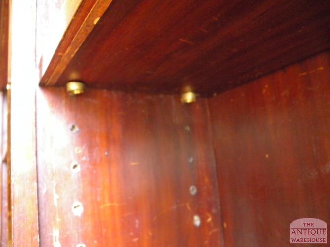 Antieke mahonie Engelse boekenkast 2