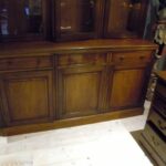 Antieke mahonie Engelse boekenkast 1