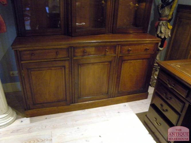 antieke mahonie Engelse boekenkast, VERKOCHT