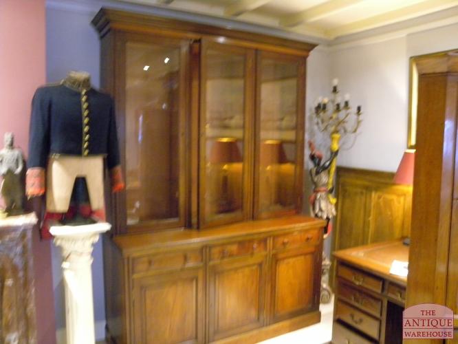 Antieke mahonie Engelse boekenkast 2