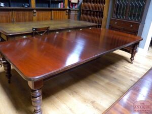 antieke mahonie Engelse coulissen tafel, VERKOCHT