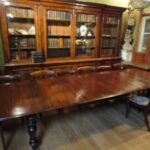 antieke mahonie Engelse coulissen tafel 2