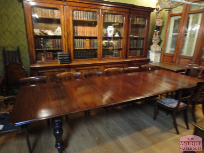 antieke mahonie Engelse coulissen tafel 2