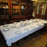 antieke mahonie Engelse coulissen tafel 3