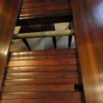 antieke mahonie Engelse coulissen tafel 4