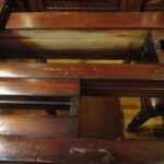 antieke mahonie Engelse coulissen tafel 5