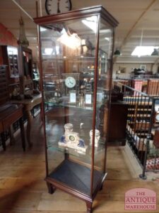 antieke mahonie Engelse vitrinekast, VERKOCHT