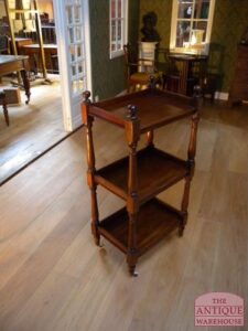 antieke mahonie etagere "what not", VERKOCHT