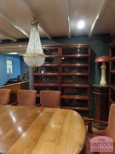 Antieke mahonie Globe Wernicke boekenkast 2