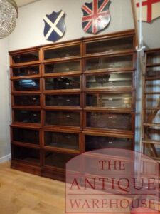 antieke mahonie Globe Wernicke boekenkast origineel