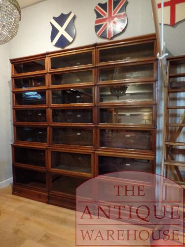 antieke mahonie Globe Wernicke boekenkast origineel