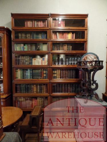 Antieke mahonie Globe Wernicke boekenkast origineel 3