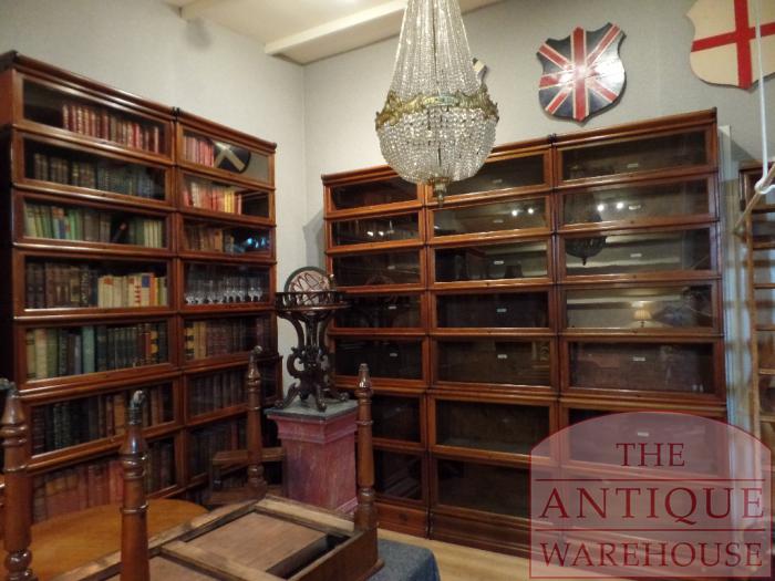 Antieke mahonie Globe Wernicke boekenkast origineel 4
