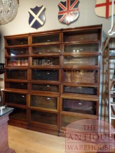 antieke mahonie Globe Wernicke boekenkast origineel