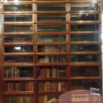 Antieke mahonie stapelbare originele Globe Wernicke boekenkast 1