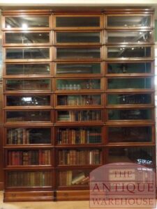 antieke mahonie Globe Wernicke boekenkast origineel