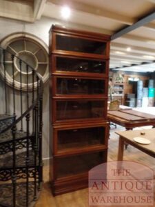 antieke mahonie Globe Wernicke boekenkast origineel