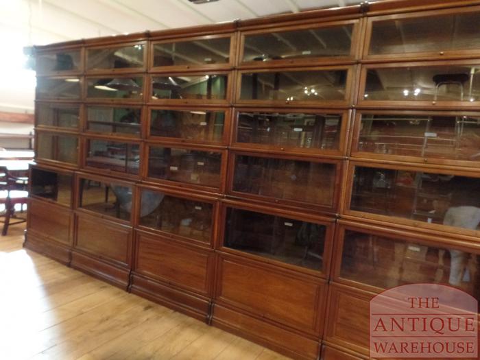 Antieke mahonie Globe Wernicke boekenkast origineel 3