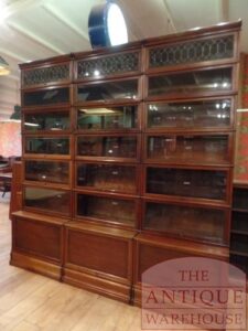 antieke mahonie Globe Wernicke boekenkast origineel