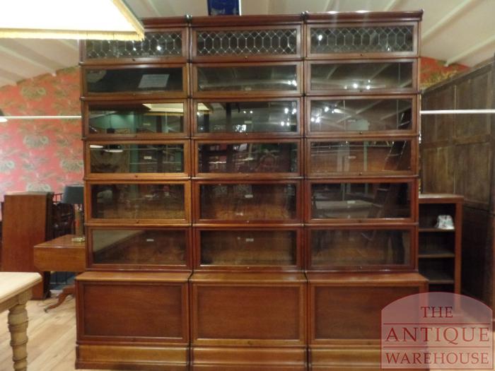 Antieke mahonie Globe Wernicke boekenkast origineel 3