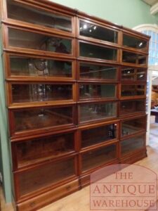 antieke mahonie Globe Wernicke boekenkast origineel