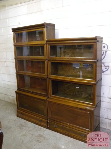 antieke mahonie Globe wernicke boekenkast, VERKOCHT