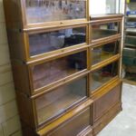 Antieke mahonie Globe Wernicke boekenkast 3