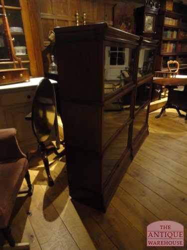 Antieke mahonie Globe Wernicke boekenkast 2