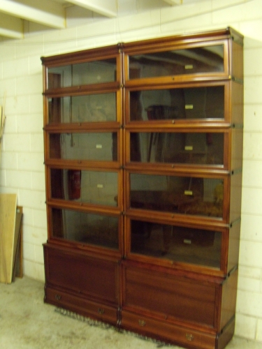 antieke mahonie Globe Wernicke stapelbare boekenkast