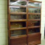 Antieke mahonie Globe Wernicke stapelbare boekenkast 3