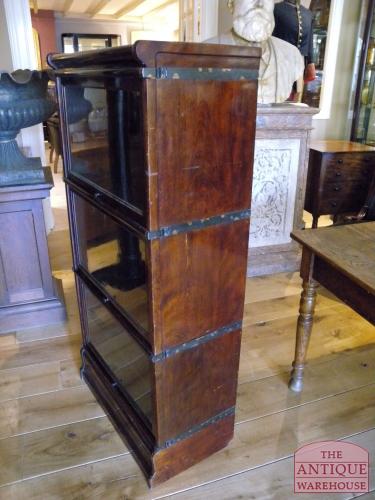 Antieke mahonie Globe Wernicke stapelbare boekenkast 2