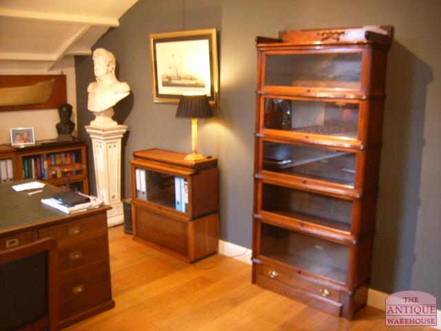 antieke mahonie globe wernicke, VERKOCHT