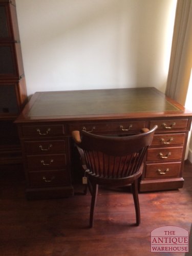 Antieke mahonie hoek bibliotheek opstelling van Globe Wernicke met originele hoekelementen 3