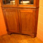antieke mahonie hoekkast 1