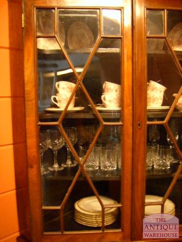 antieke mahonie hoekkast 2