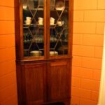 antieke mahonie hoekkast 3